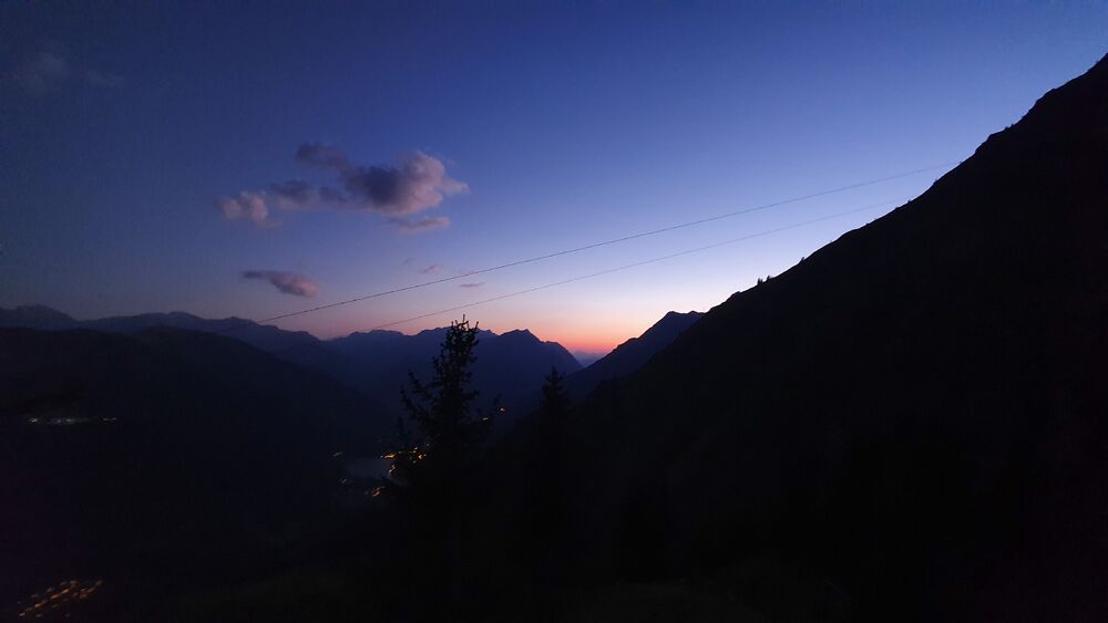 Coucher de soleil depuis le Grand Beau Rocher