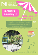Lectures et musique dans un transat - Morestel