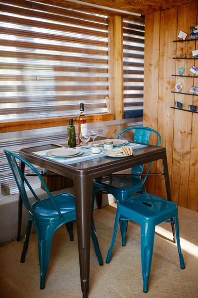 Coin repas à l'abris