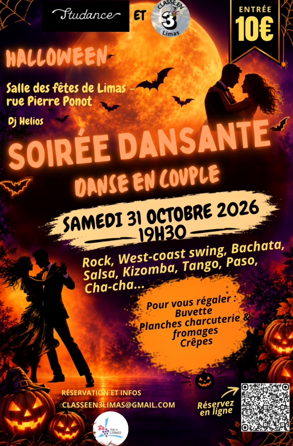 Soirée dansante Halloween