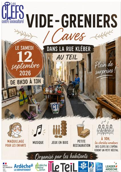 Vide-greniers / Caves_Le Teil
