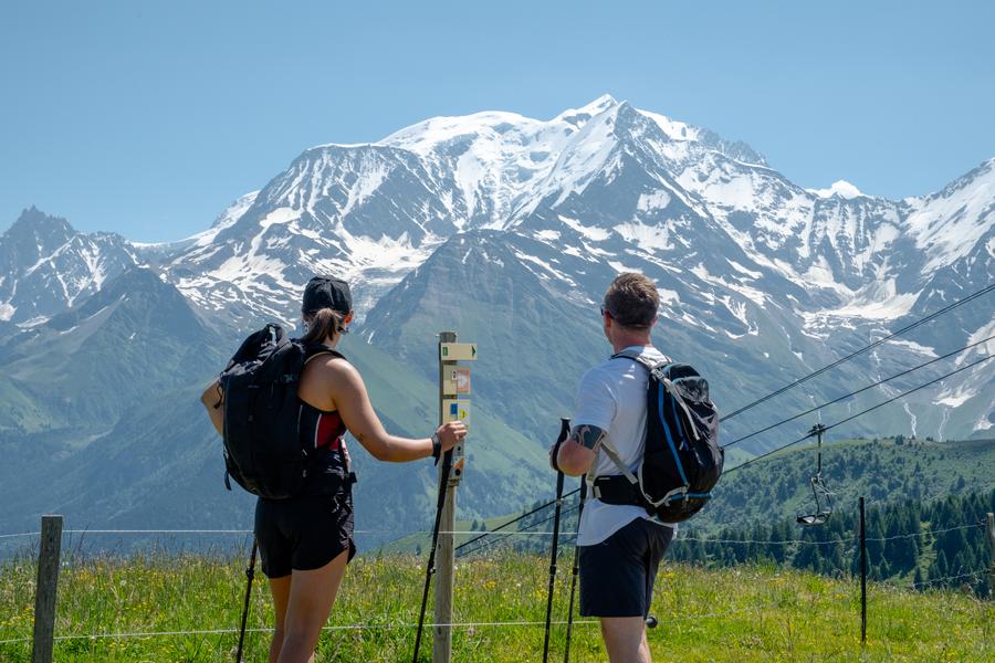 Le Mont Joly au départ du Mont d'Arbois