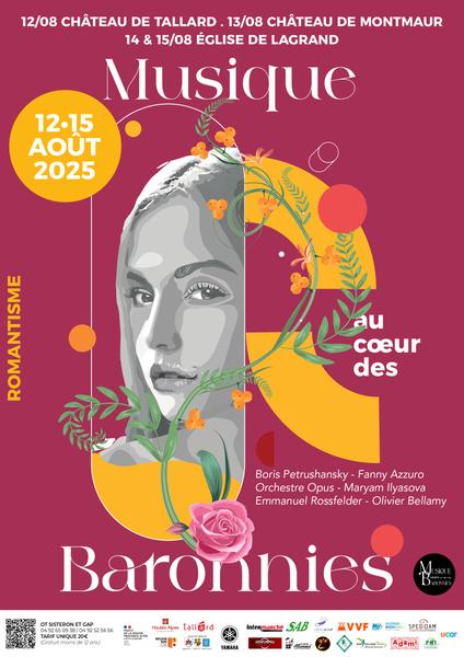 Affiche 2025 - © Festival Musique au coeur des Baronnies Festival Musique au cœur des Baronnies 'Guitare romantique : éclats et murmures'_Garde-Colombe - © Festival Musique au coeur des Baronnies