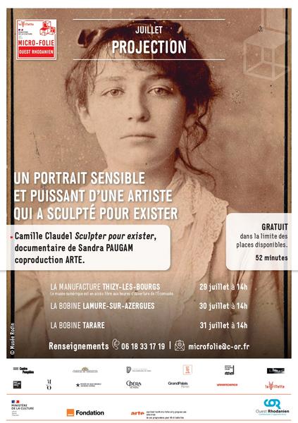 Projection : Camille Claudel Sculpter pour exister - Micro-folie Lamure