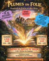 Plumes en Folie - Festival du Livre et des Arts au Château de Vallin