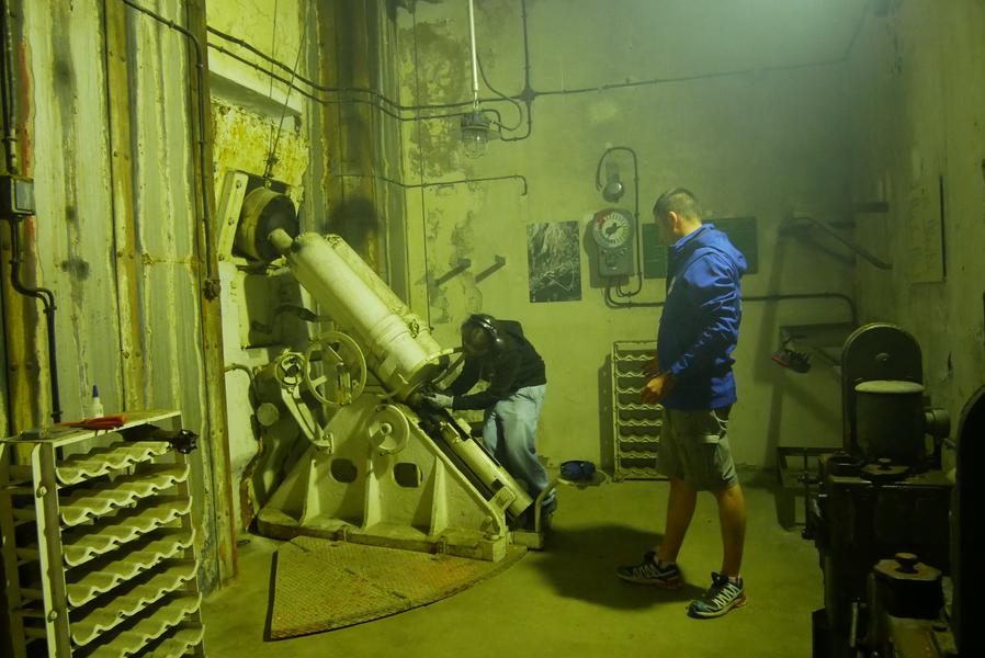 Visite nocturne du fort Saint Gobain à Villarodin-Bourget
