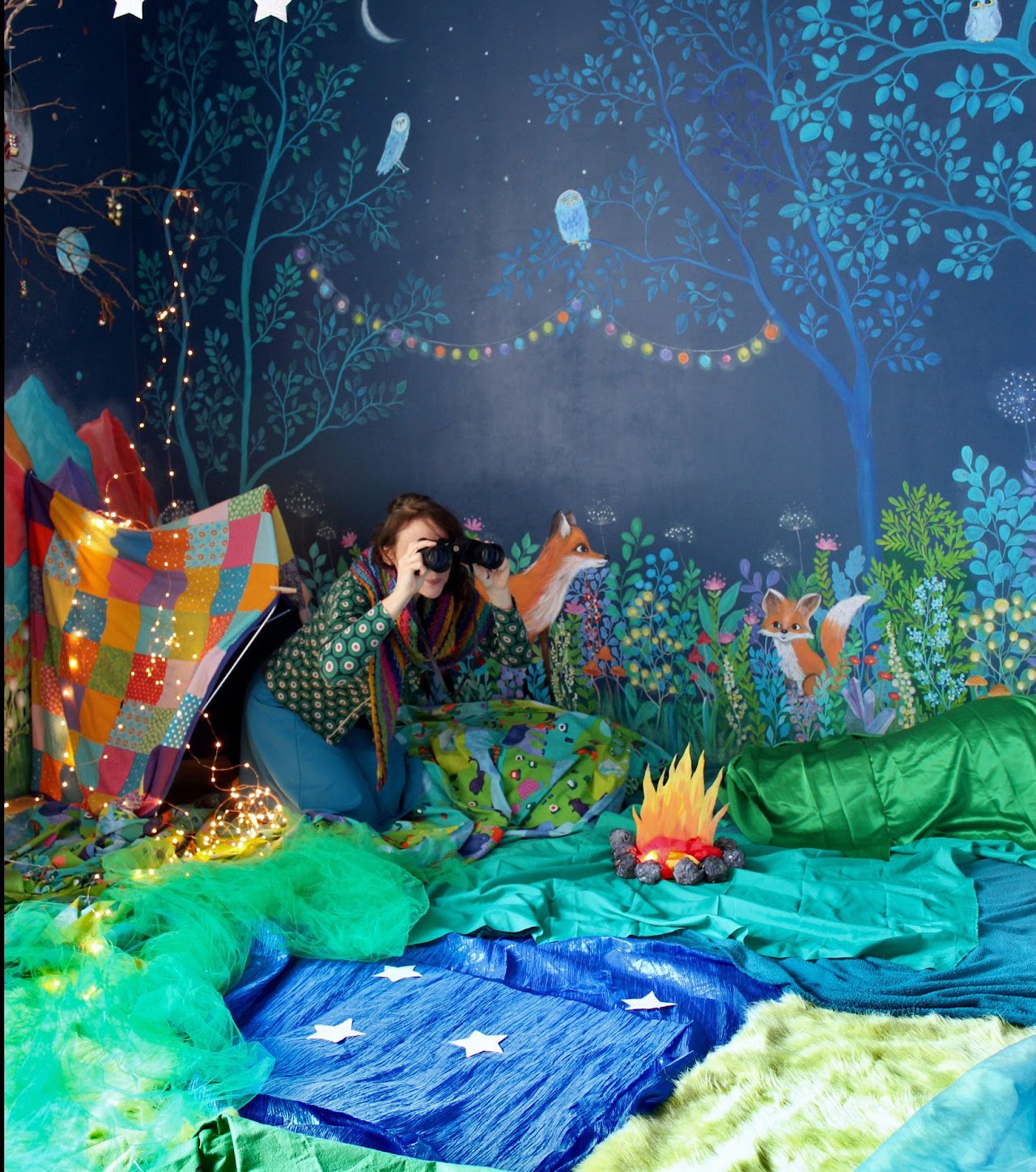 Atelier artistique en famille - Création de Noël et d'hiver_Plateau des Petites…