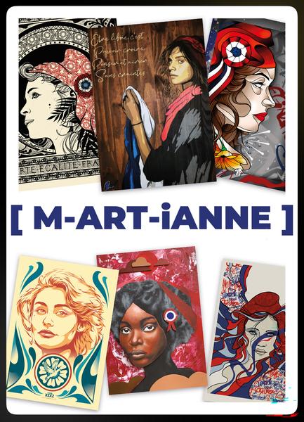 [M-ART-IANNE] : « Exposition itinérante de portraits de Marianne »