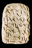Tablette à inscriptions Tablette d'argile cuite avec inscription Ⓒ Musée de Glozel
