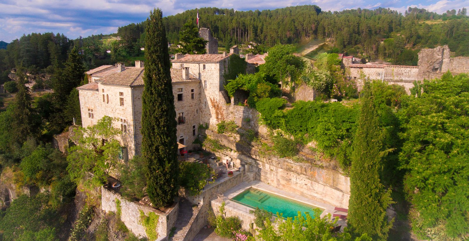 Le Château d'Ucel, un cadre splendide !