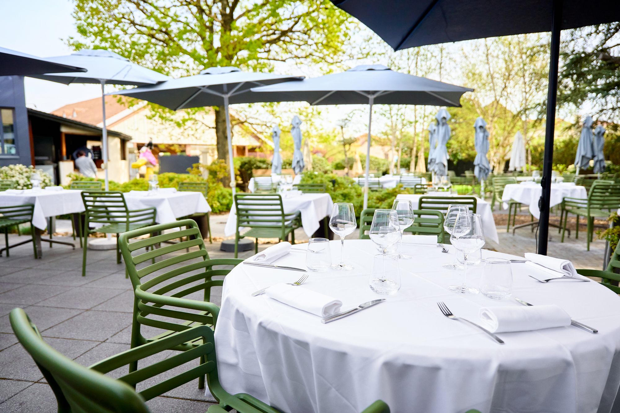 Terrasse ensoleillée