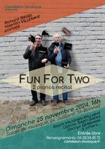 Fun For Two : récital à deux pianos Le 24 nov 2024