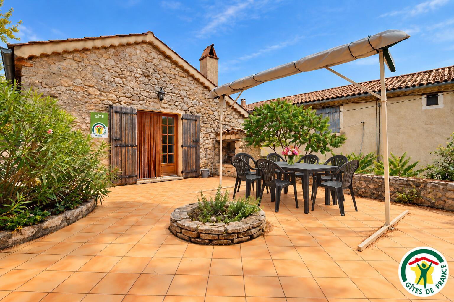Terrasse du gîte