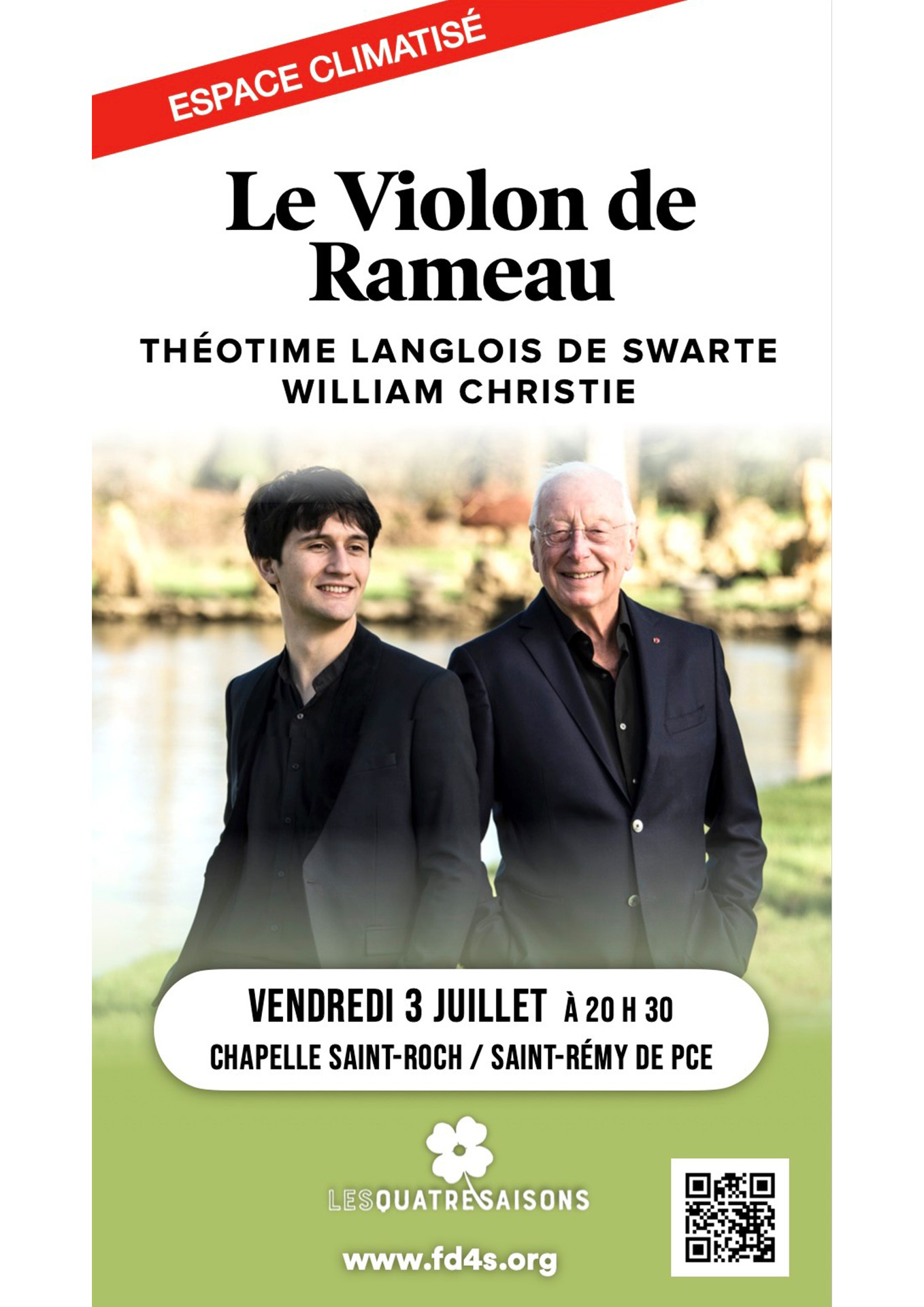 Concert Le Violon de Rameau à la chapelle Saint Roch