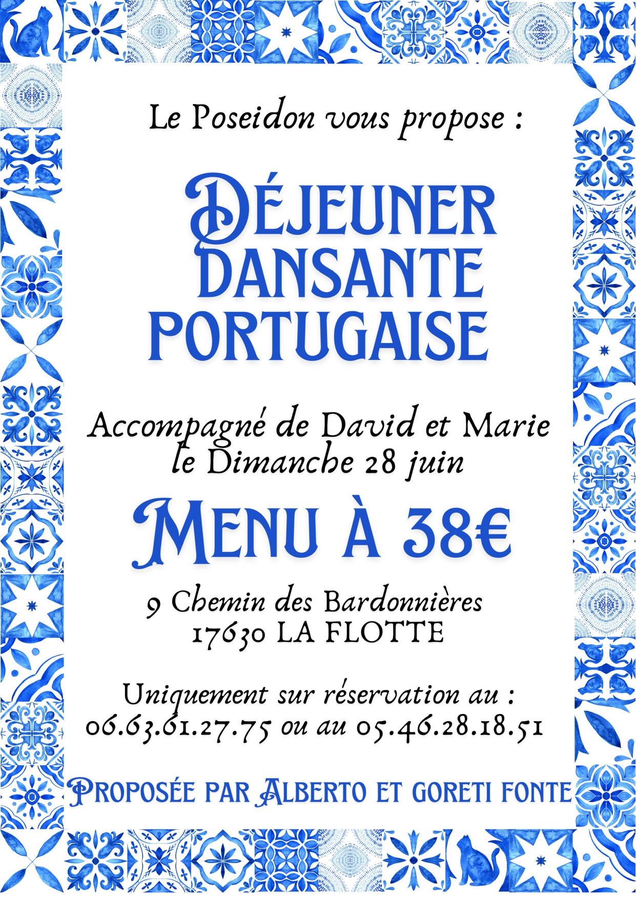 Déjeuner dansant portugais