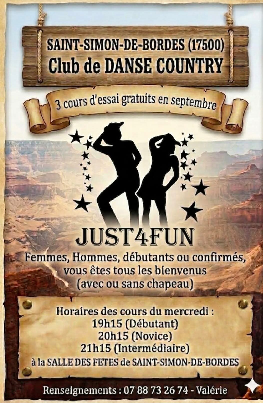 Essai de danse Country