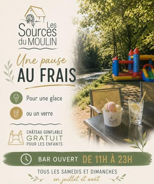 Une pause au frais - Les sources du moulin