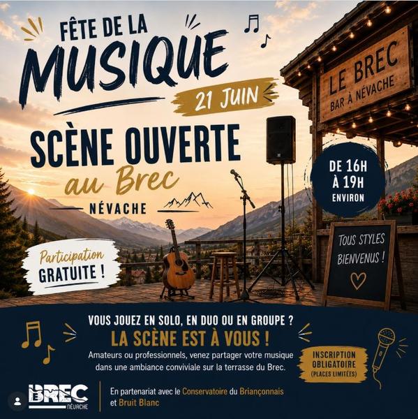 Fête de la Musique : Scène ouverte  au Brec