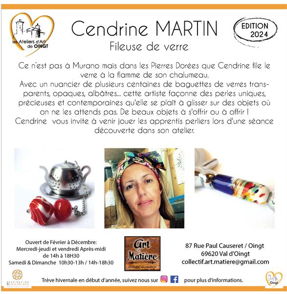Cendrine Martin / Fileuse de verre