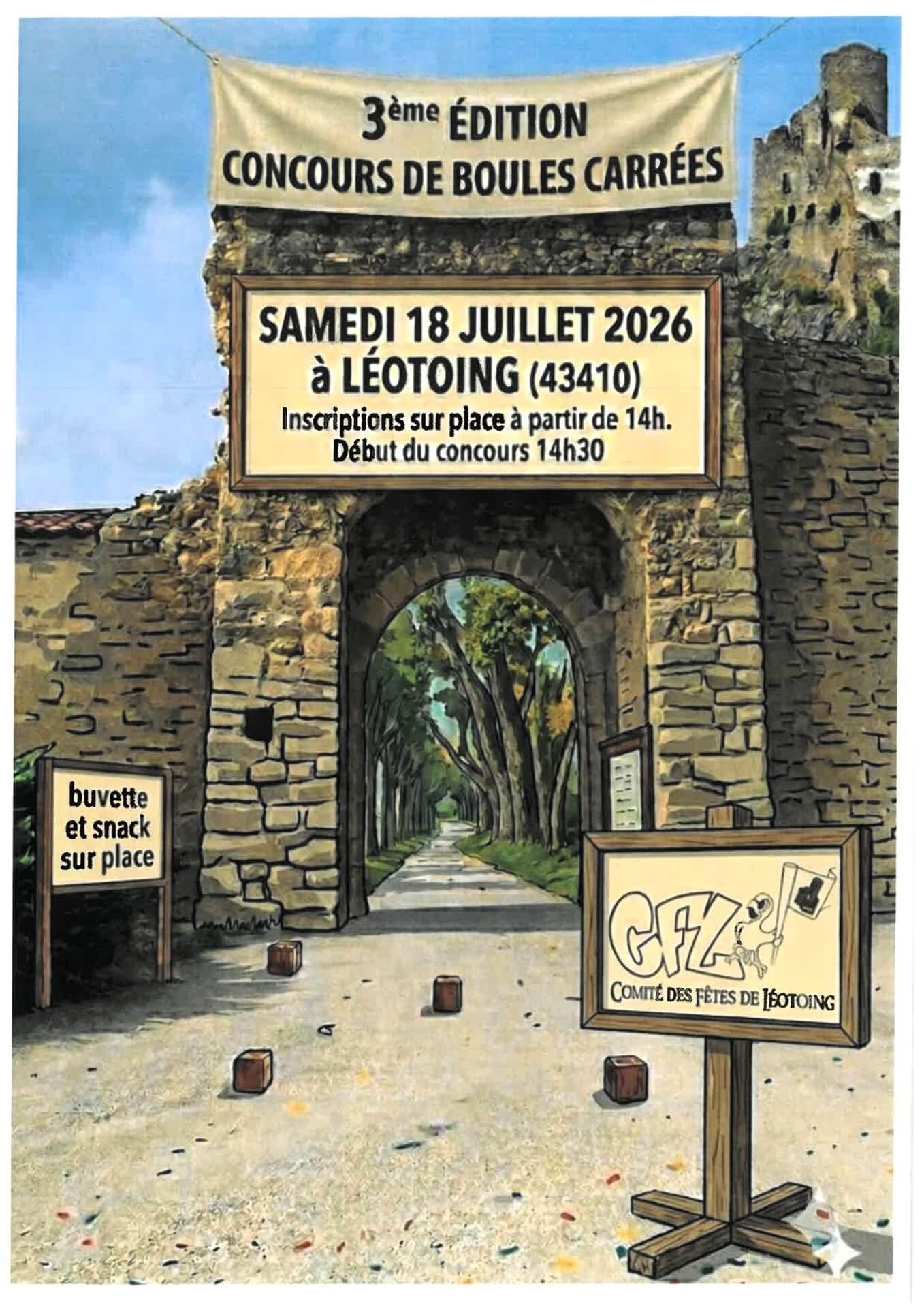 Concours de boules carrées 3e édition