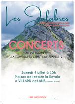 Concert la chorale Les Jalabres_Villard-de-Lans