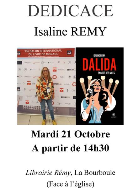 Séance de dédicaces : Isaline Remy