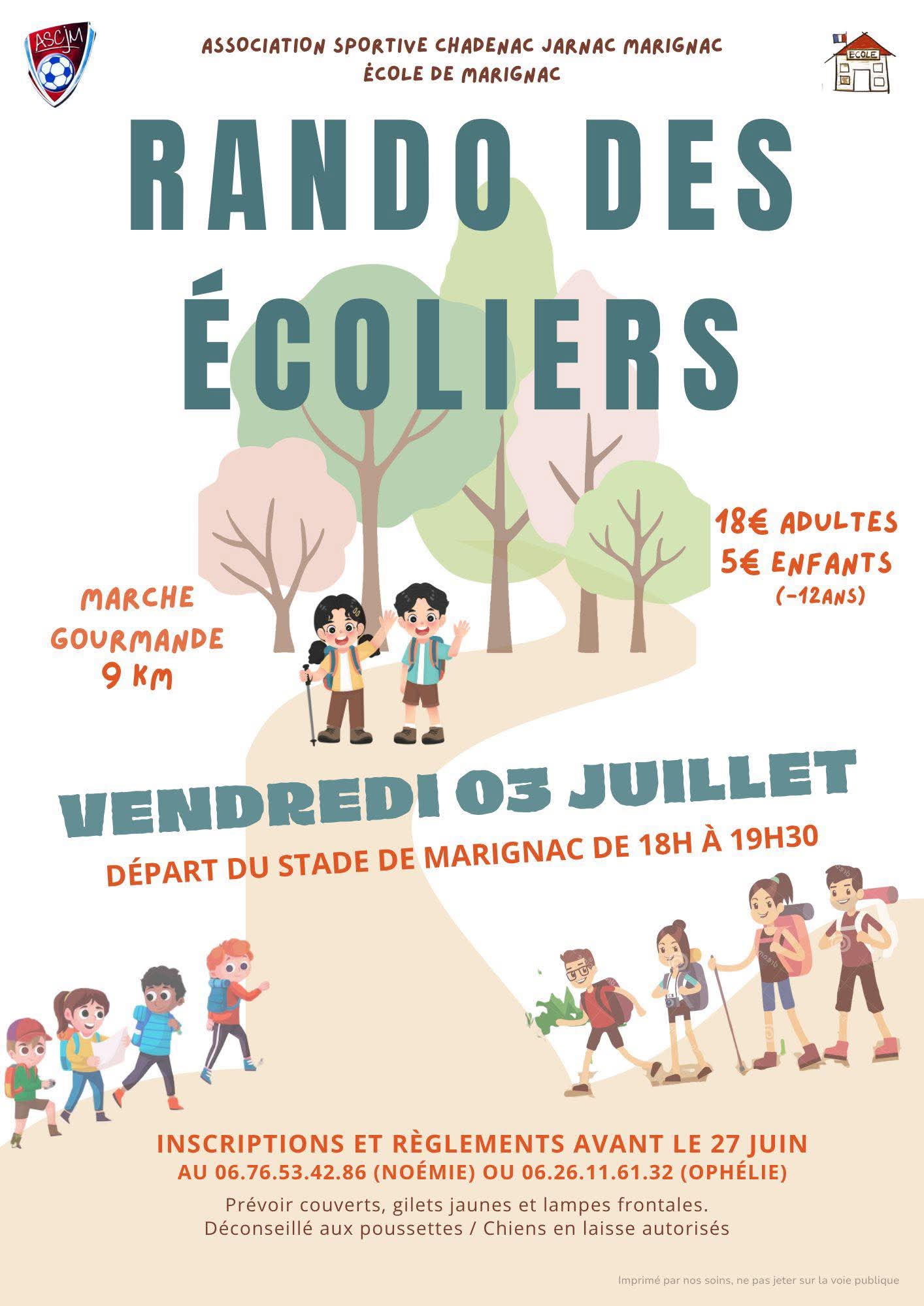 Rando des écoliers