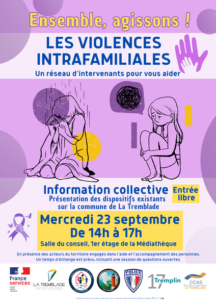 Information collective sur les violences intrafamiliales