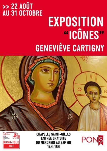 Exposition « Icônes » de Geneviève Cartigny