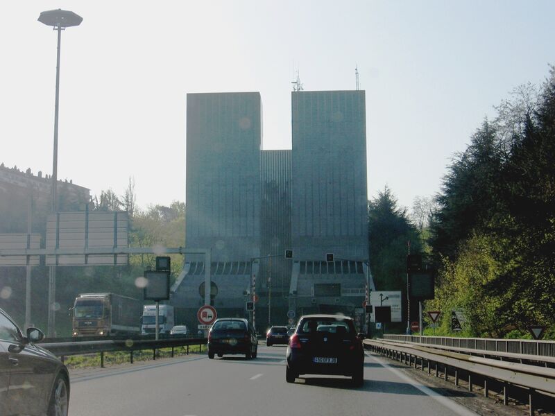 Entrée du tunnel de Fourvière