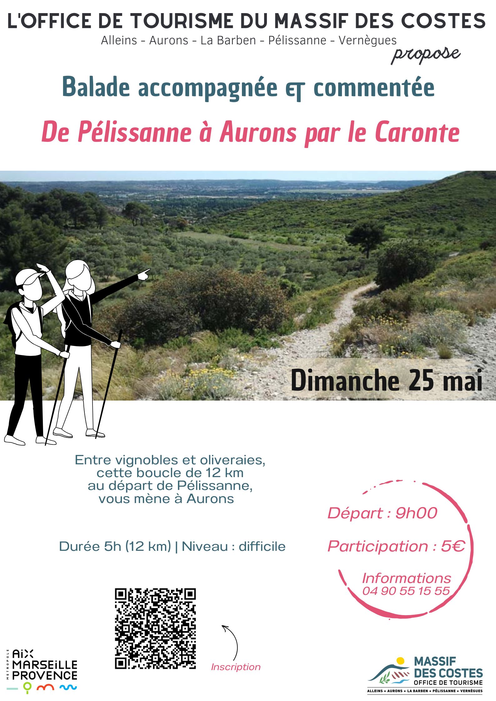 Balade accompagnée et commentée : Le tour du Mont Menu à Eyguières