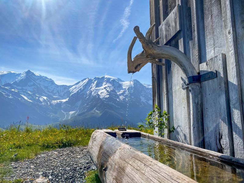 Le Mont Joly depuis Saint Nicolas de Véroce