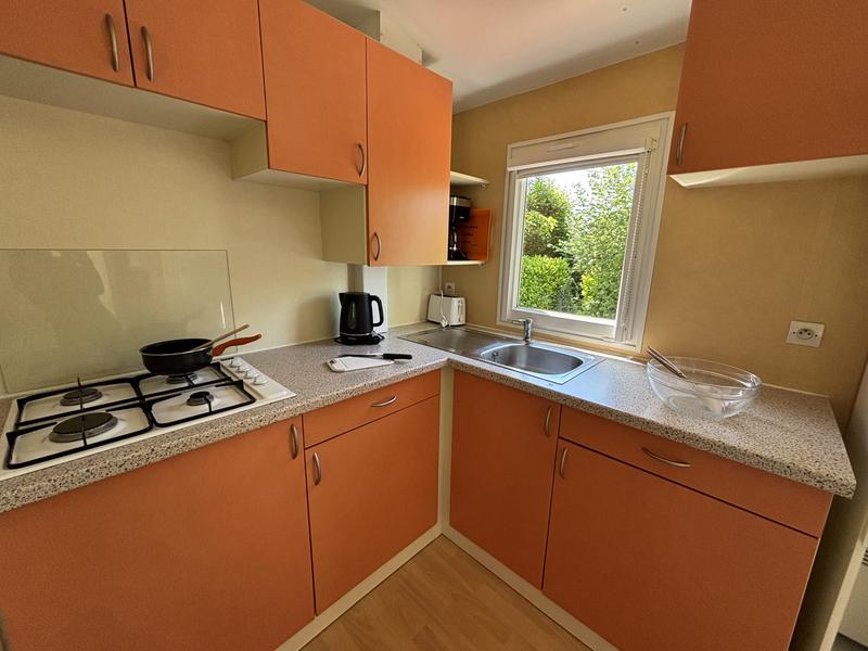 La cuisine d'un mobilhome 2 chambres La cuisine d'un mobilhome 2 chambres