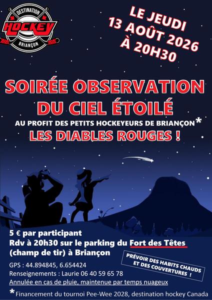Soirée Observation du Ciel étoilé