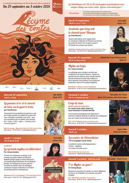 Festival L'Écume des contes - Souhaite que long soit le chemin pour Ithaque