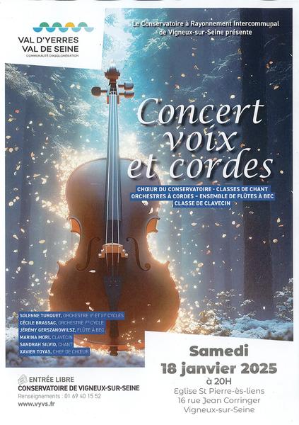 Concert voix et cordes