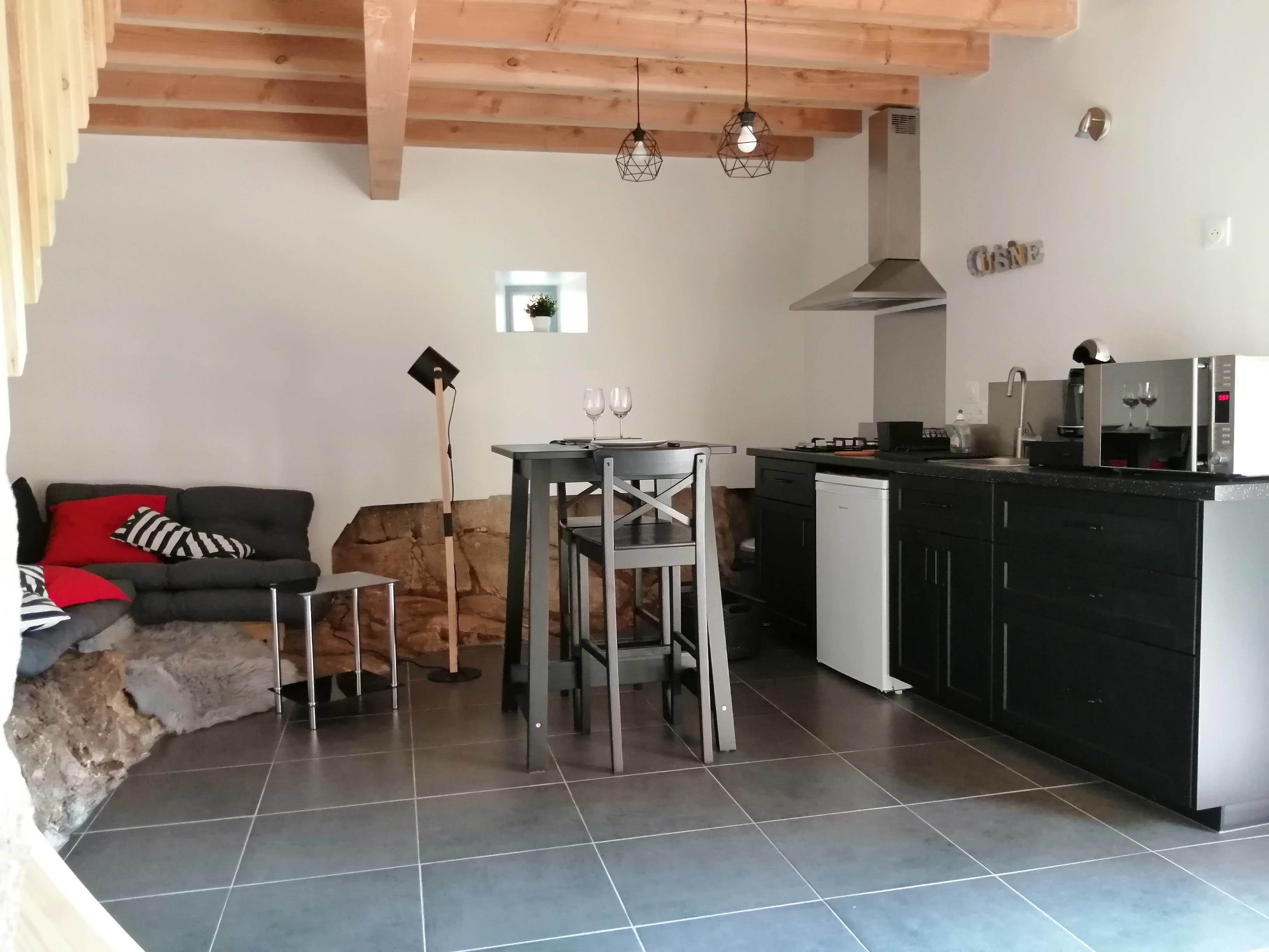 Oièce à vivre - Gîte de la ferme du Pral