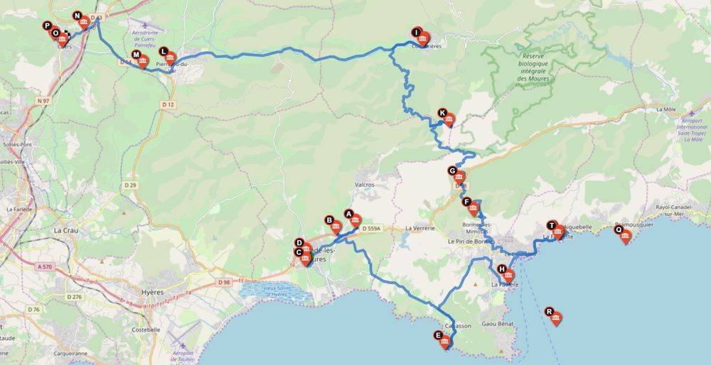 Les circuits du patrimoine en Méditerranée Porte des Maures