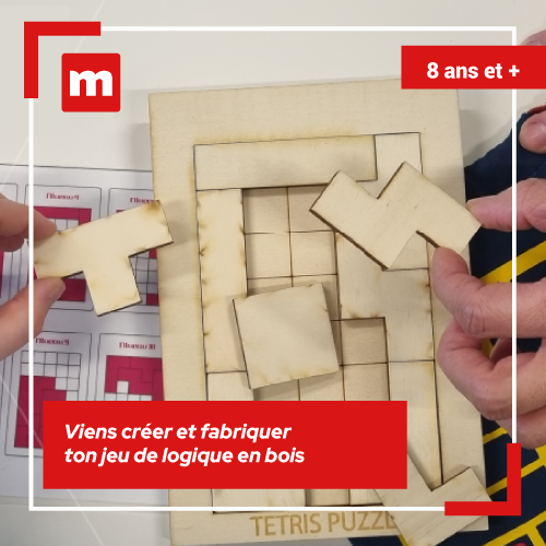 Atelier Fabrique Kids - Casse tête_Grenoble