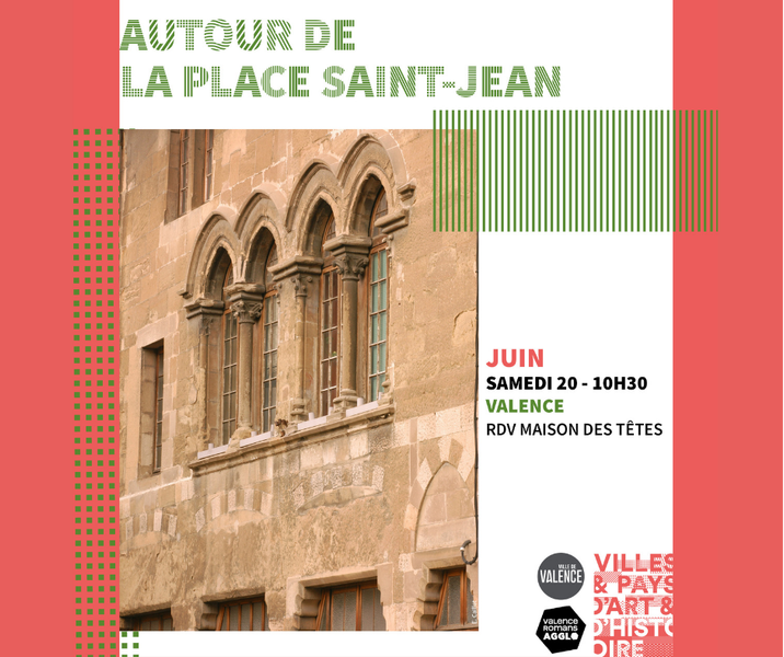 Visite guidée : Autour de la place Saint-jean_Valence