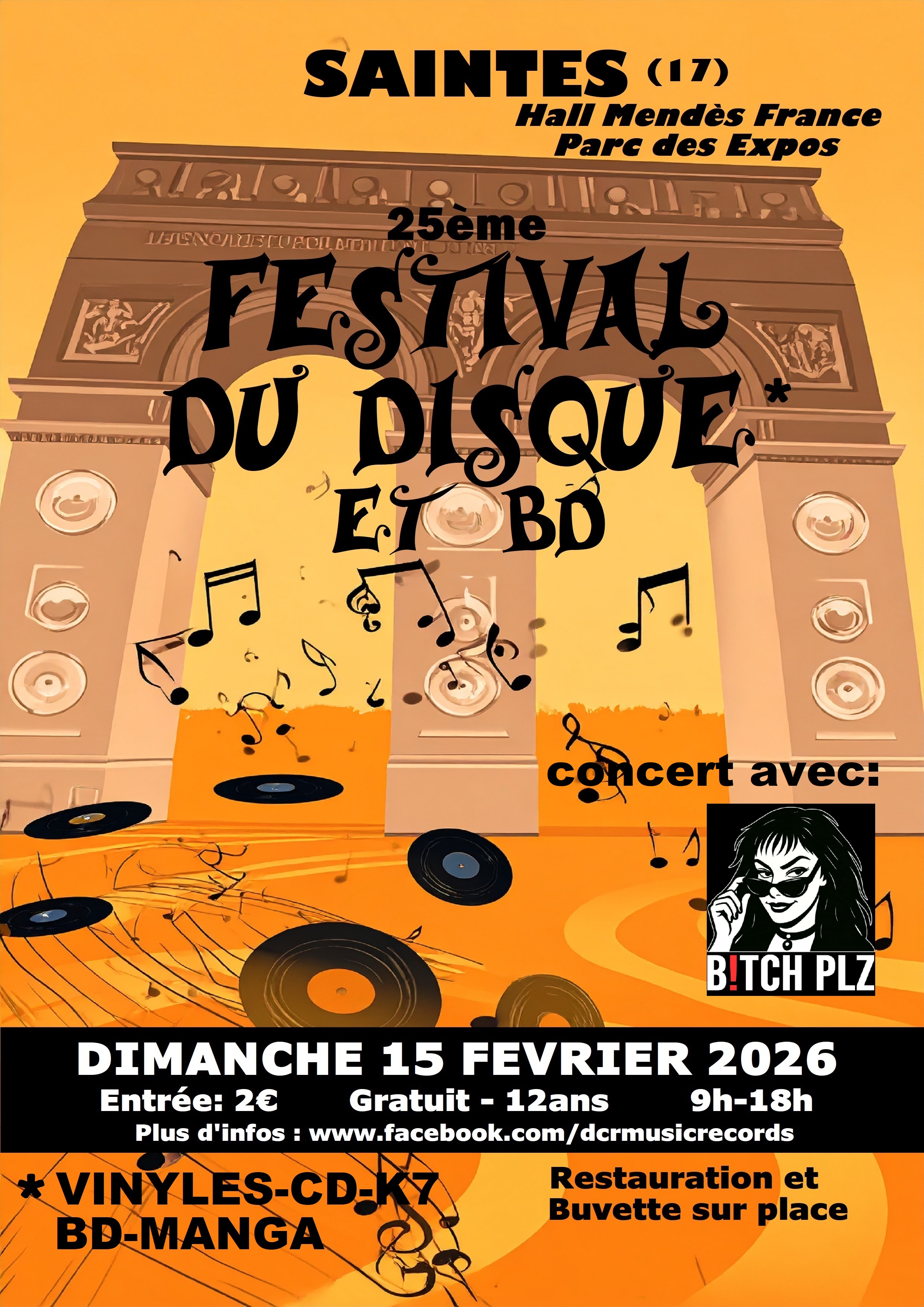 25ème Festival du disque & BD de Saintes