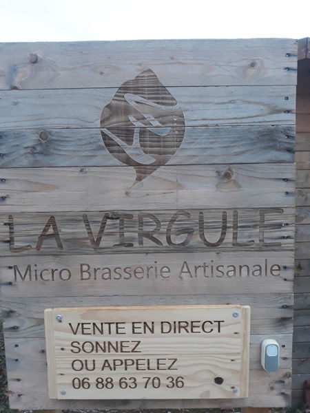 Micro Brasserie artisanale La Virgule à Champagne en Valromey