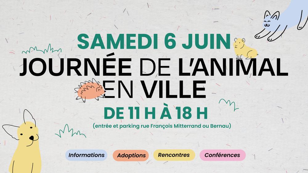 Affiche de la Journée de l'animal en ville à Champigny-sur-Marne 