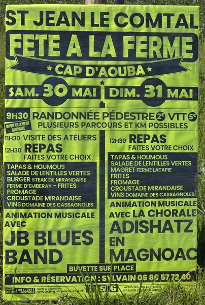Fête à la ferme du Cap d'Aouba_Saint-Jean-le-Comtal