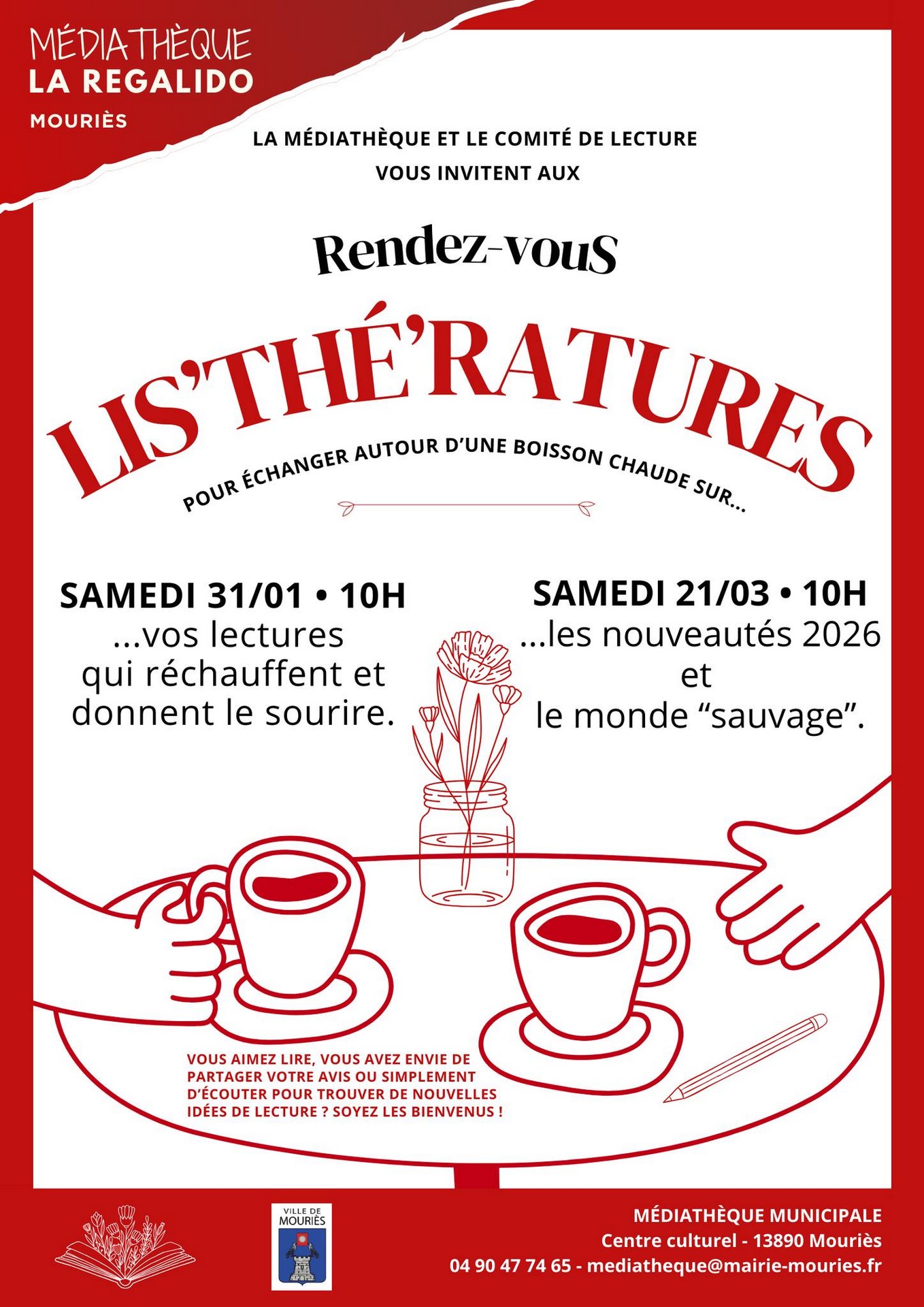 Rendez-vous Lis'Thé'Ratures