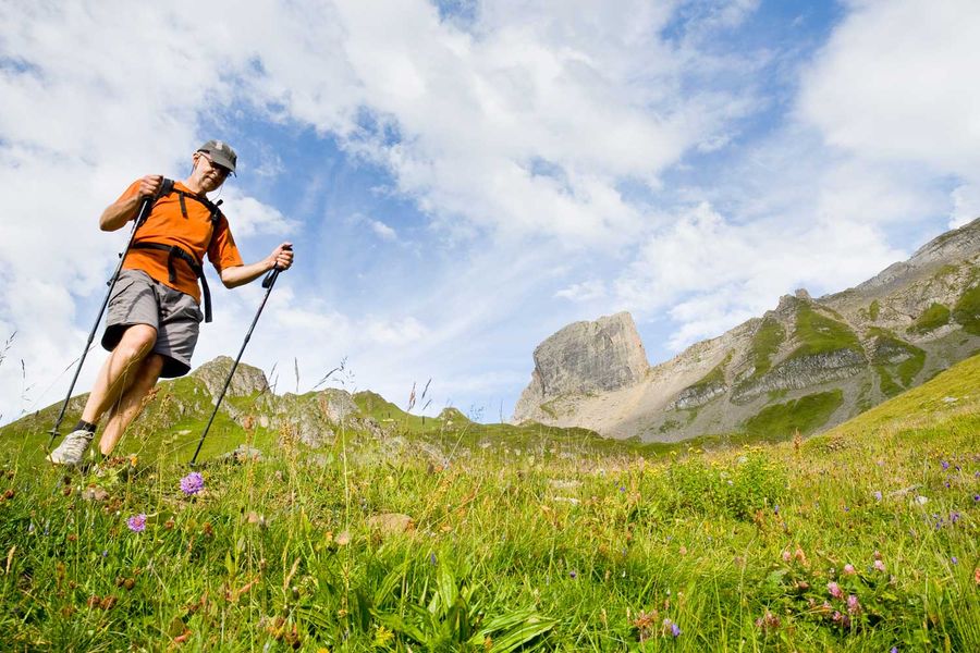 Marche nordique à Arêches-Beaufort
