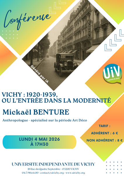 Vichy : 1920-1939, ou l'entr&eacute;e dans la modernit&eacute;
