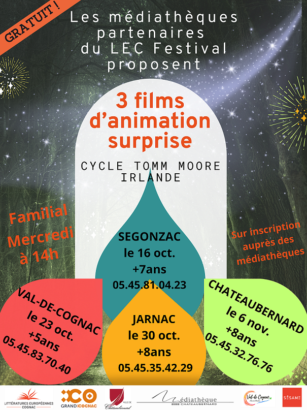 LEC | Cinéma familial - Diffusion d'un film de Tomm Moore