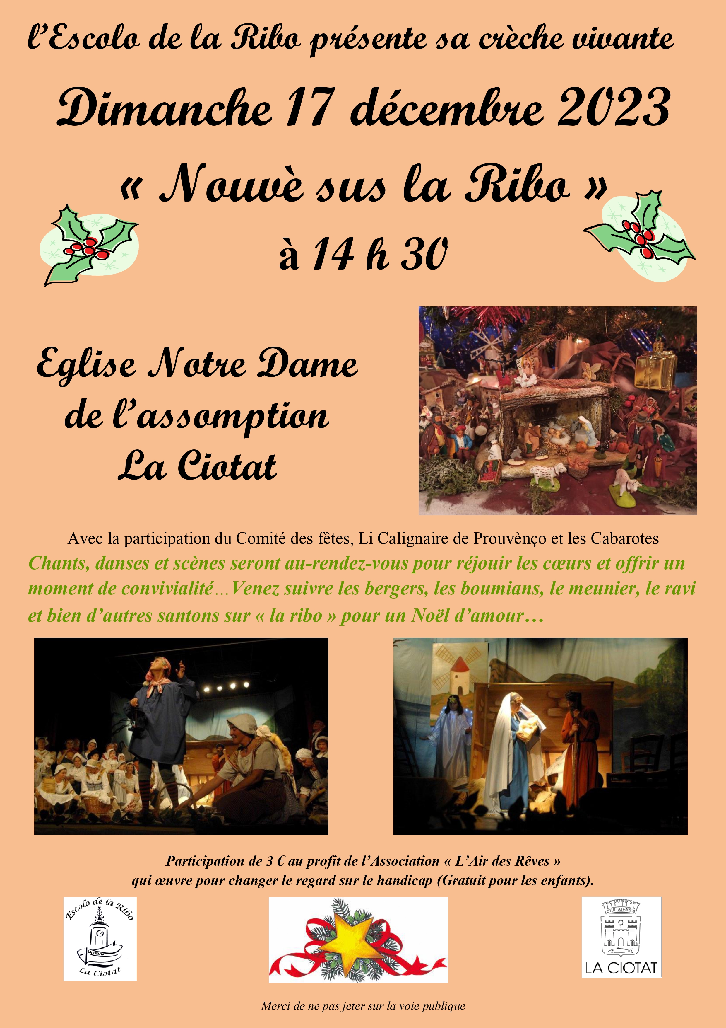 Spectacle de Noël pour associations