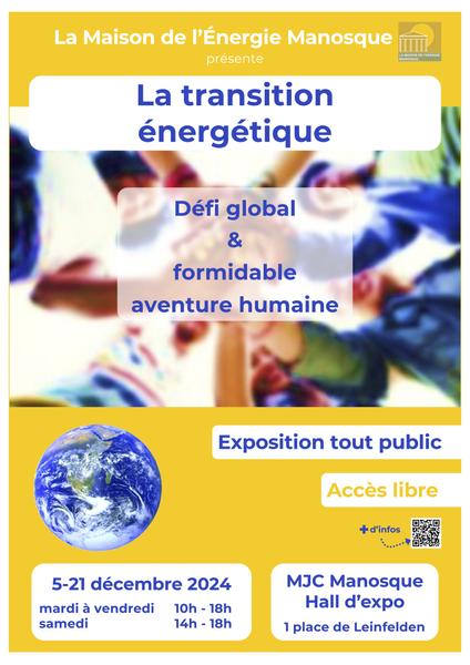 La transition énergétique - un défi global... Du 5 au 21 déc 2024